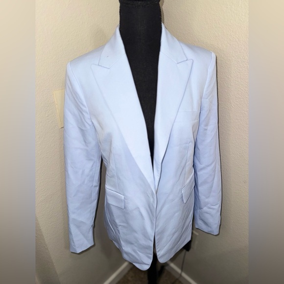Mango Jackets & Blazers - Mango Soft Blue Women's Blazer- Size 8‎